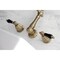Kingston Brass KS1023PKL Wall Mount Roman Tub Faucet, Antique Brass KS1023PKL - alternate 2
